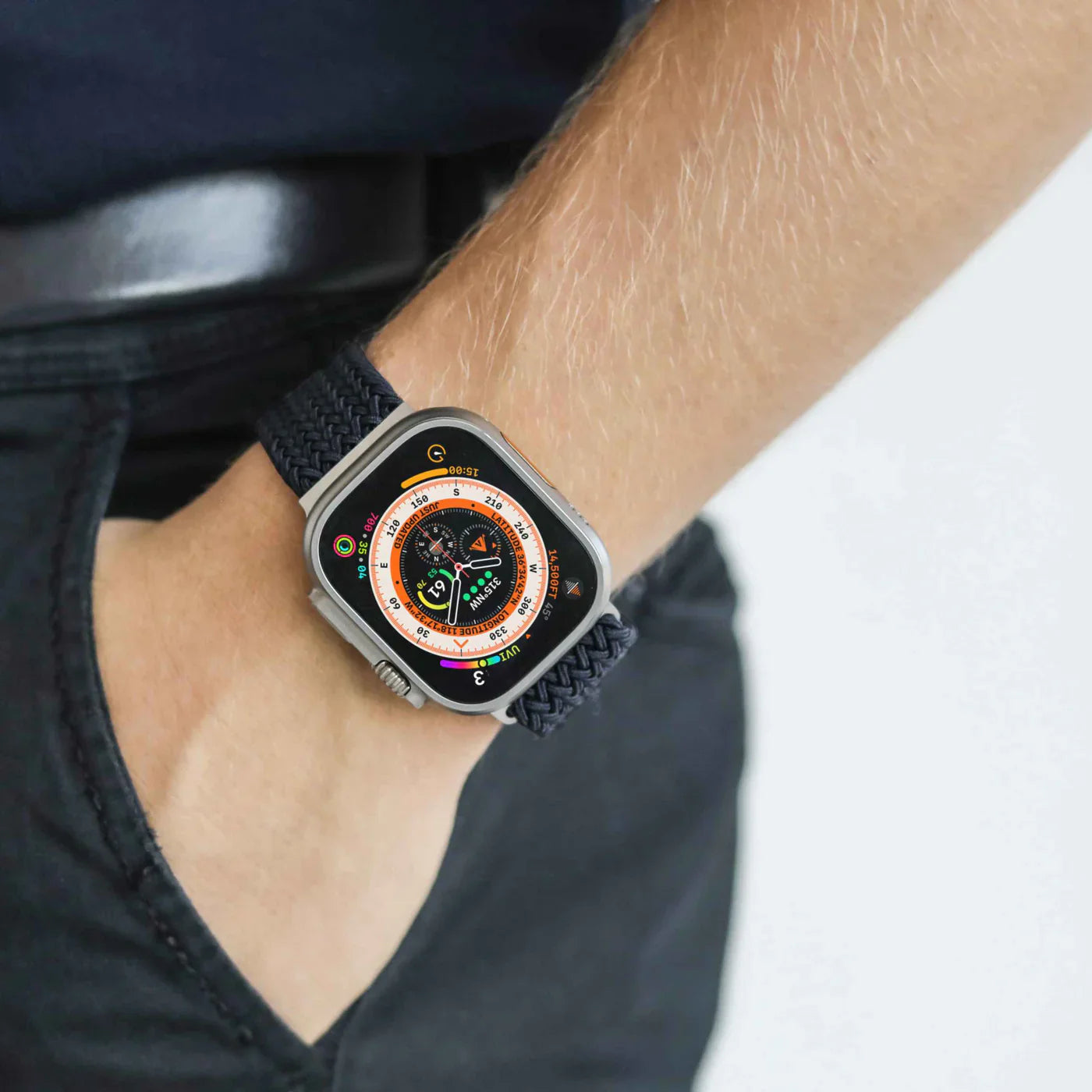 Vonmahlen Woven Loop One Size Navy (For Apple Watch 42 | 44 | 45 | 49Mm)