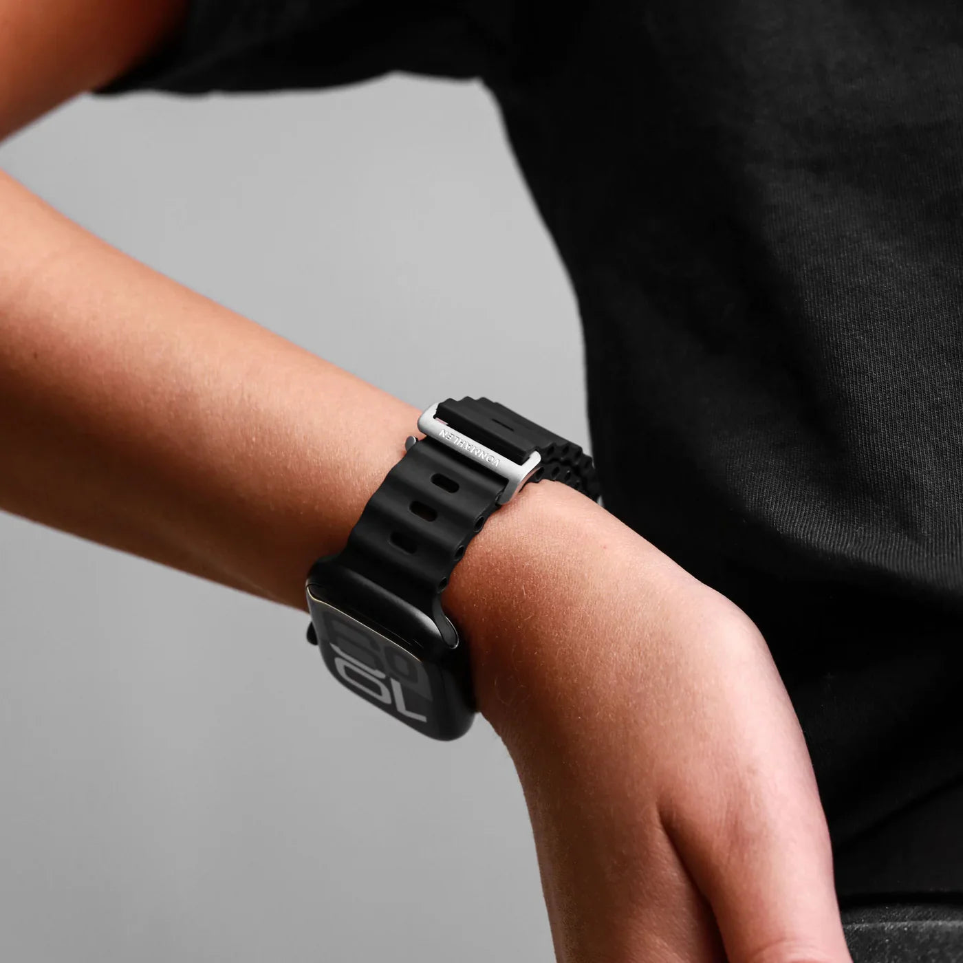 Vonmahlen Wave Band 2 One Size Black ( For Apple Watch 42 | 44 | 45 | 49Mm)