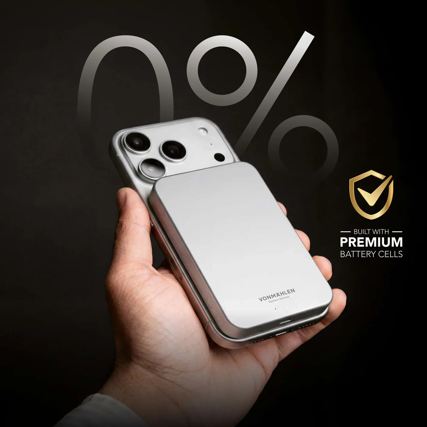 Vonmahlen Evergreen Mag Power Bank Ultra Slim 10000 Mah White