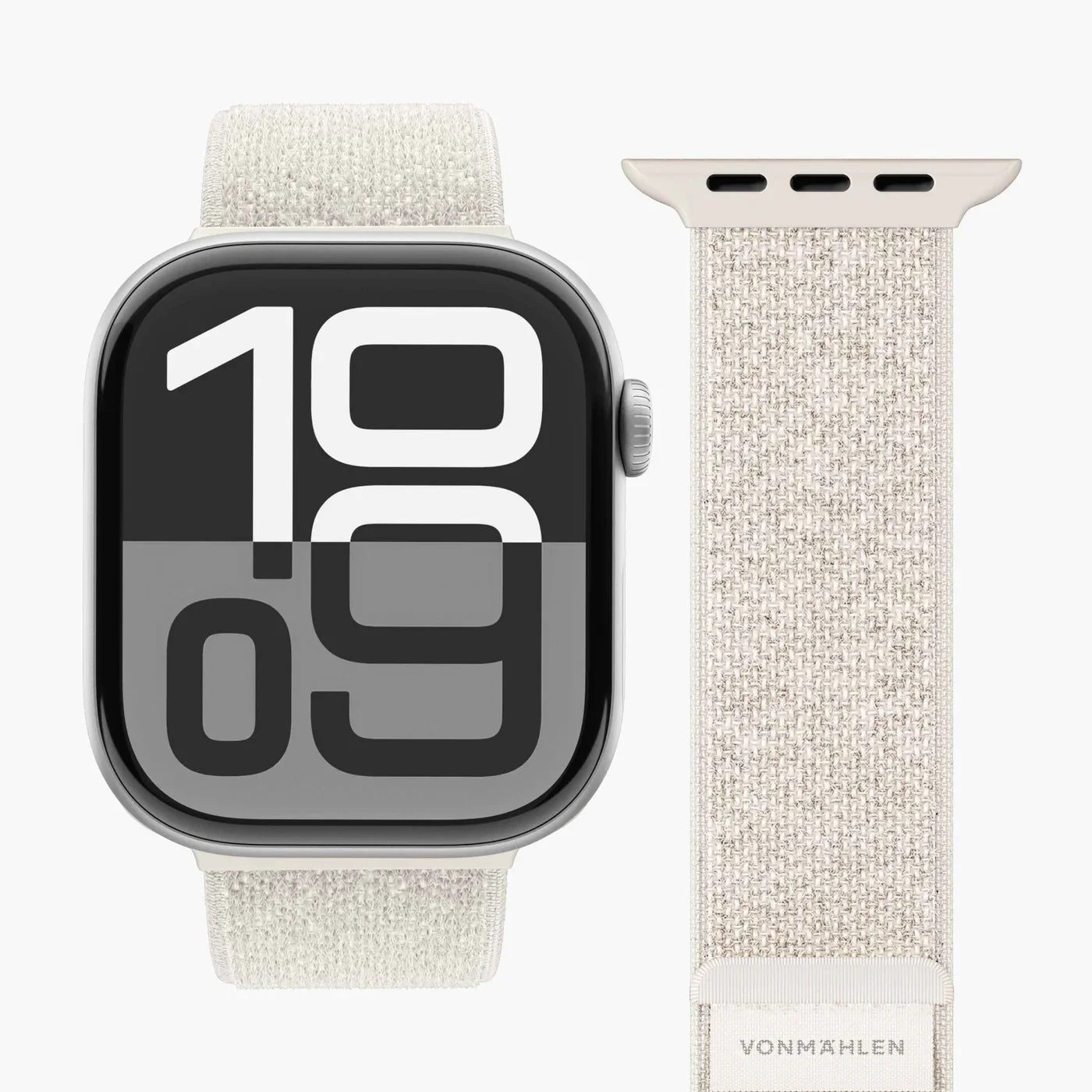 Vonmahlen Fitness Loop 2 One Size Cream (For Apple Watch 38 | 40 | 41Mm)