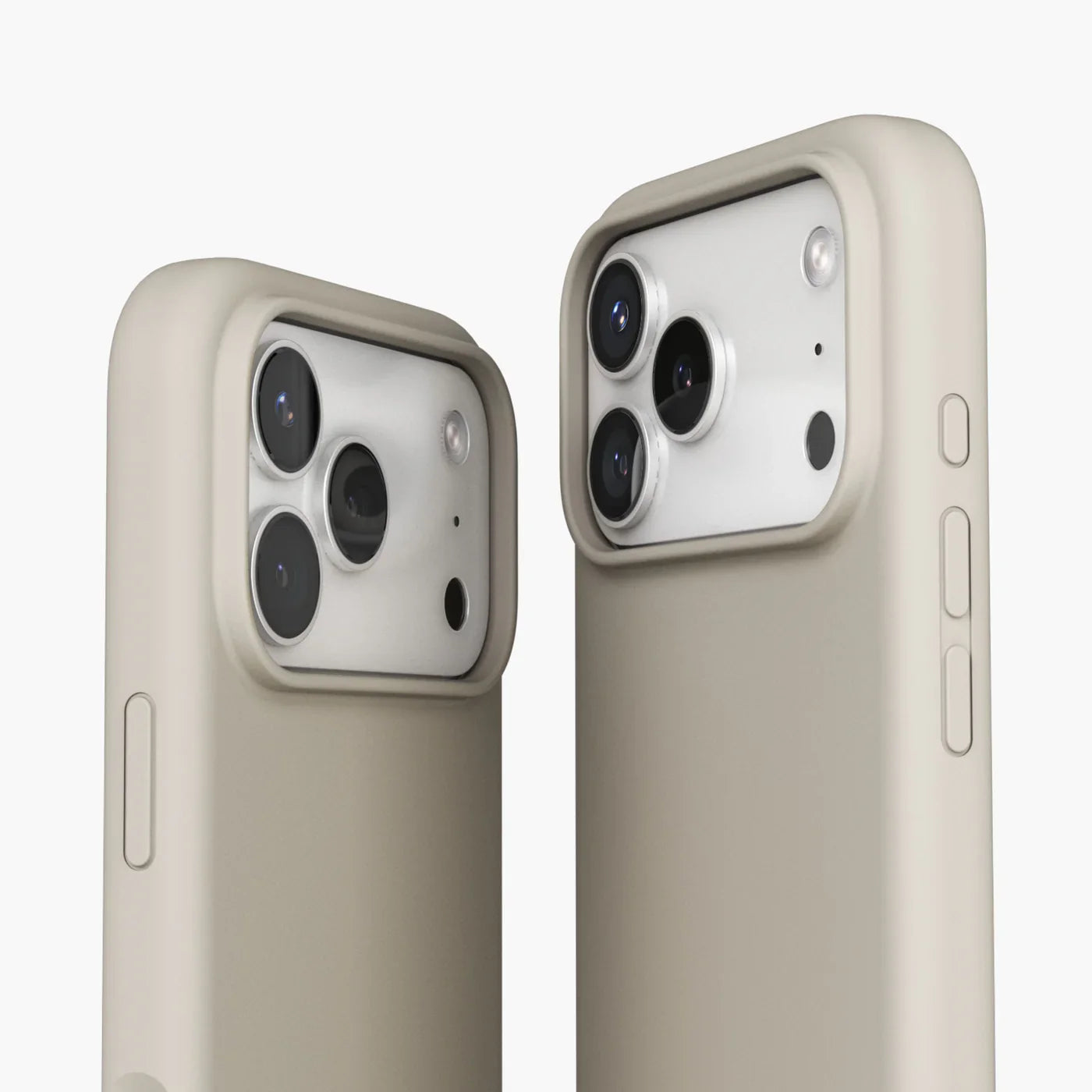 Vonmahlen Soft Silicone Case Iphone 17 Pro Cream