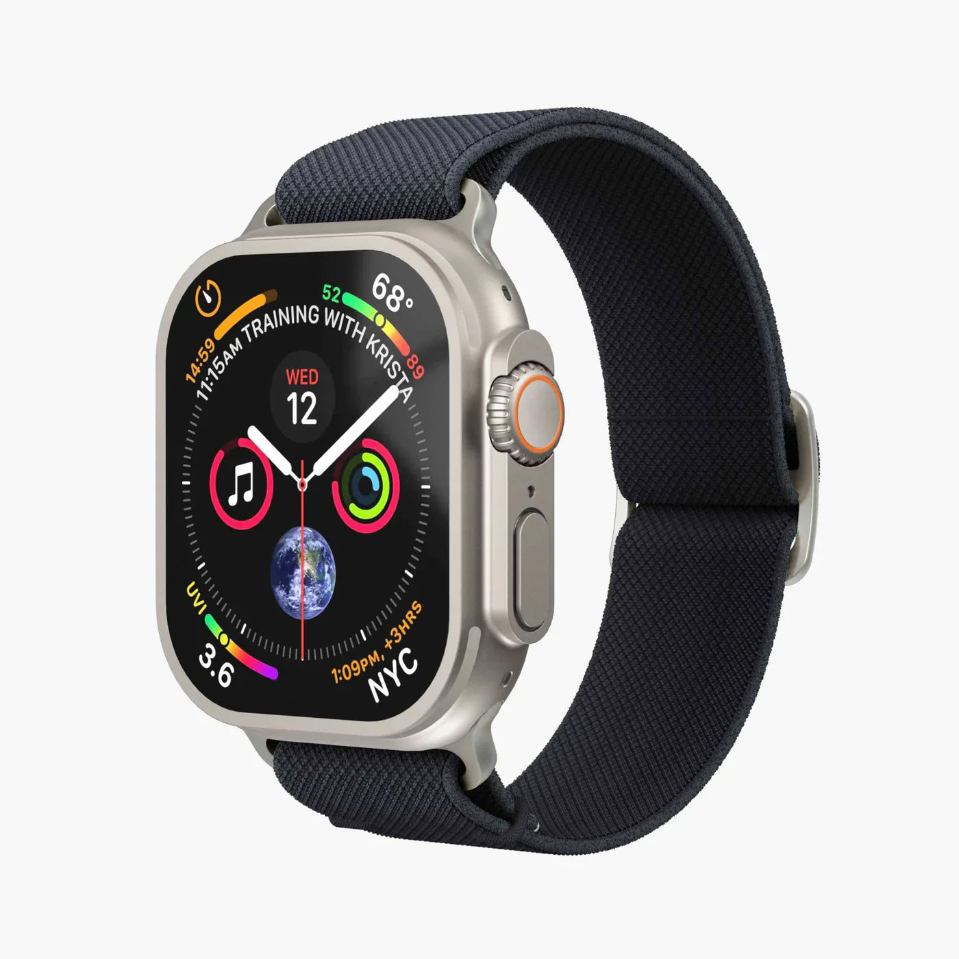 Vonmahlen Classic Nylon Loop One Size Navy (For Apple Watch 42 | 44 | 45 | 49Mm)