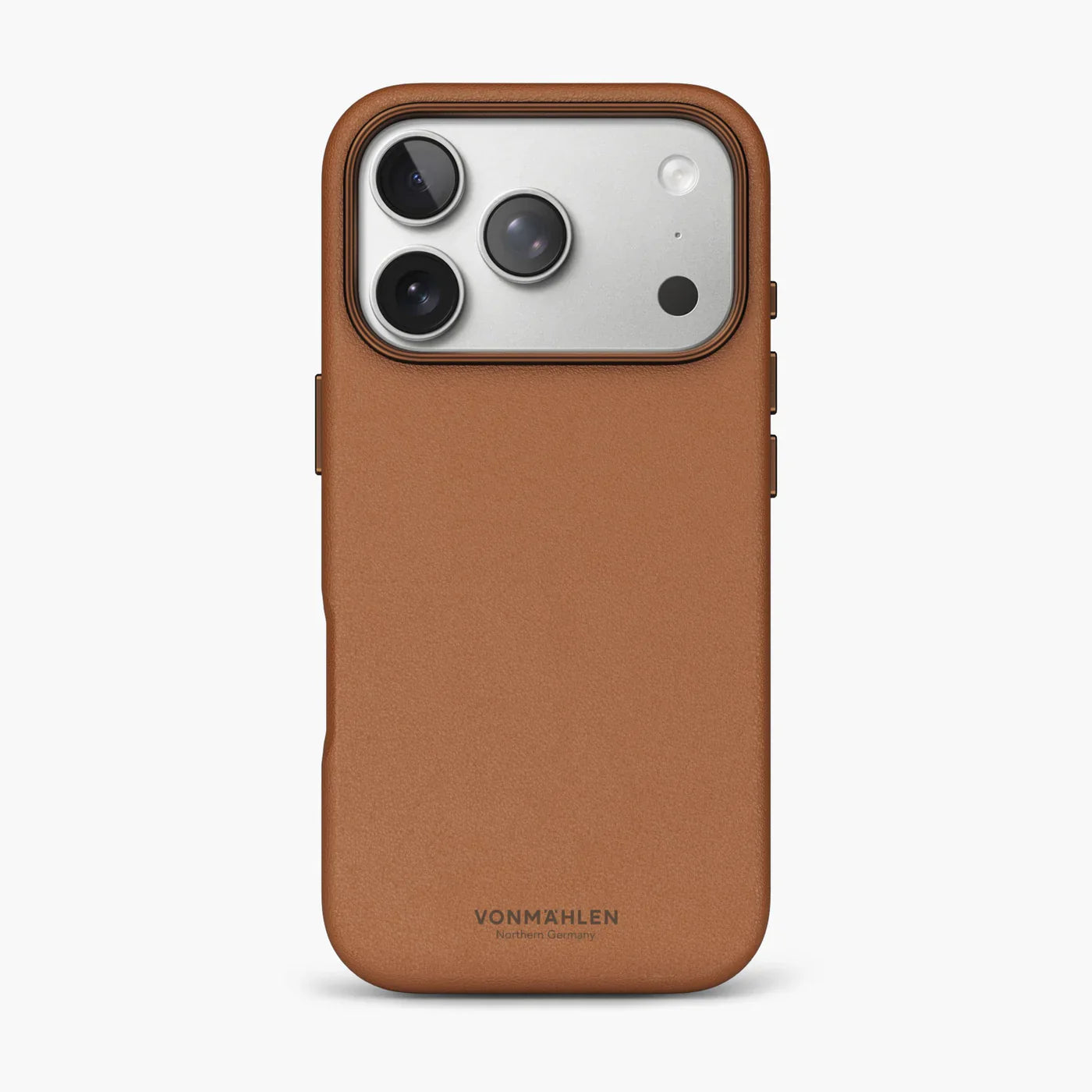 Vonmahlen Like Leather Case For Iphone 17 Pro Max - Brown