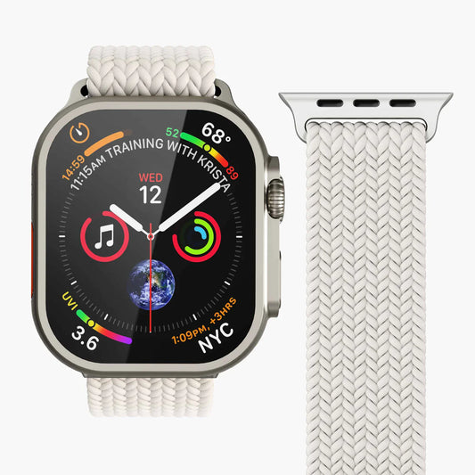 Vonmahlen Woven Loop One Size Cream (For Apple Watch 42 | 44 | 45 | 49Mm)