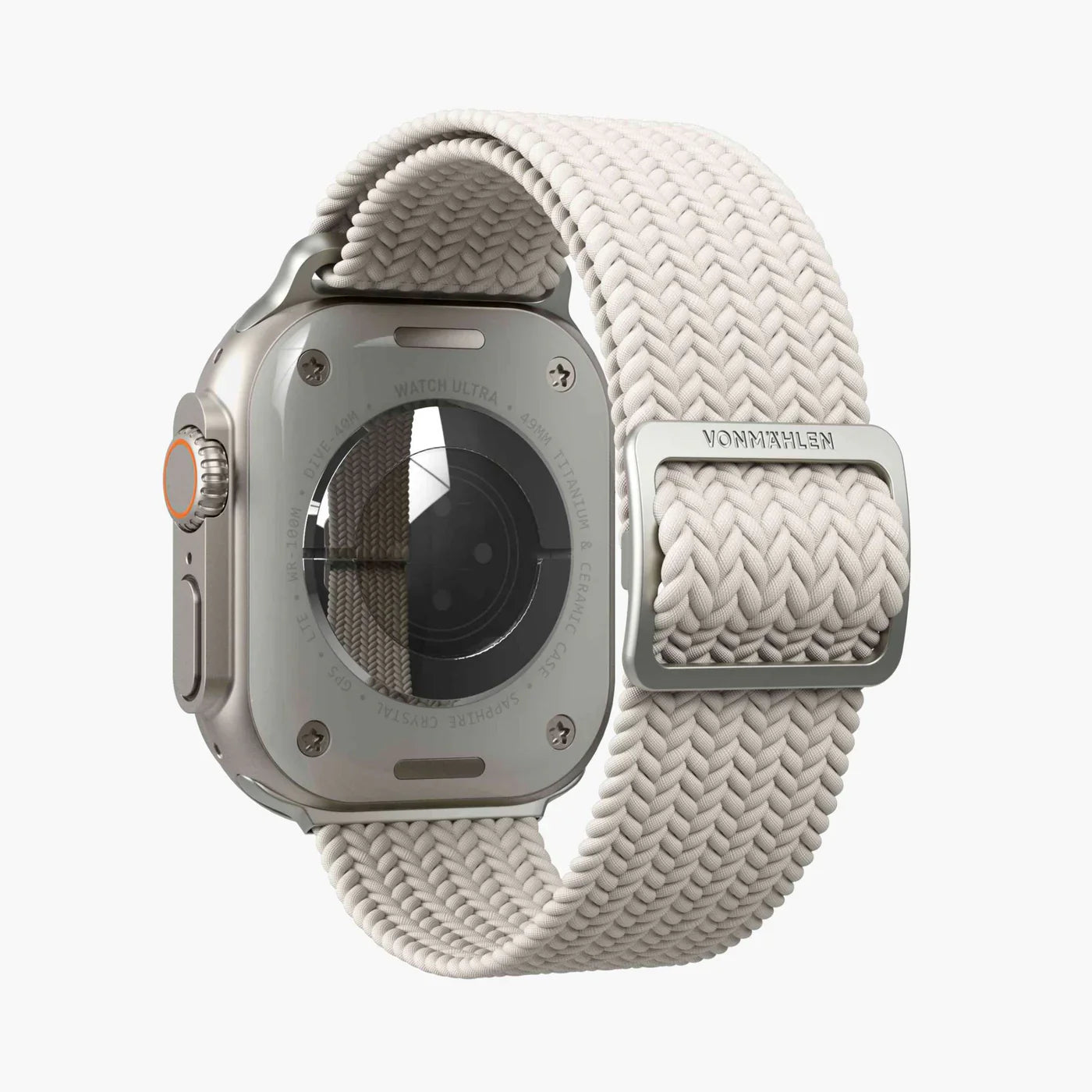 Vonmahlen Woven Loop One Size Cream (For Apple Watch 42 | 44 | 45 | 49Mm)