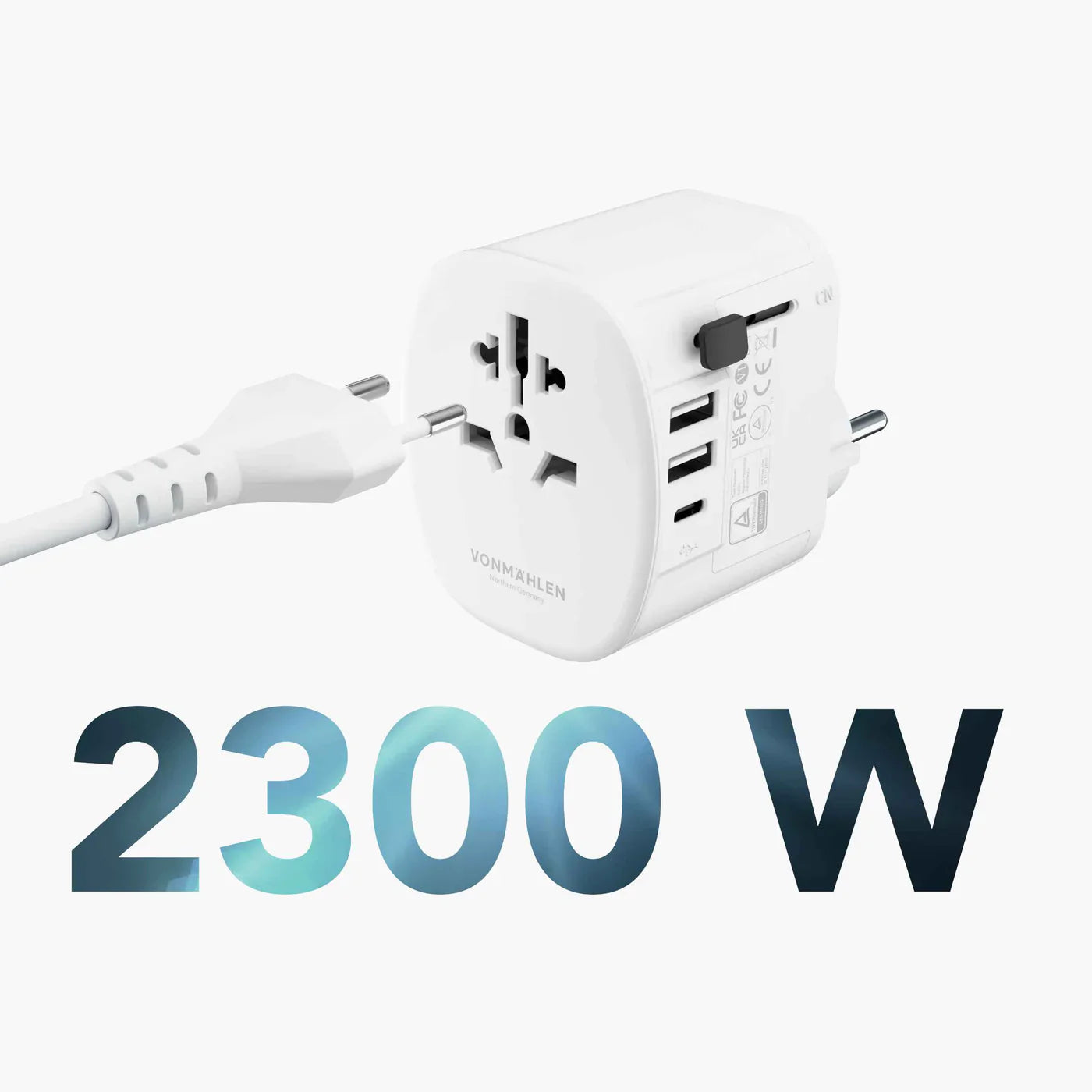Vonmahlen Unity One Compact Travel Charger 20W White