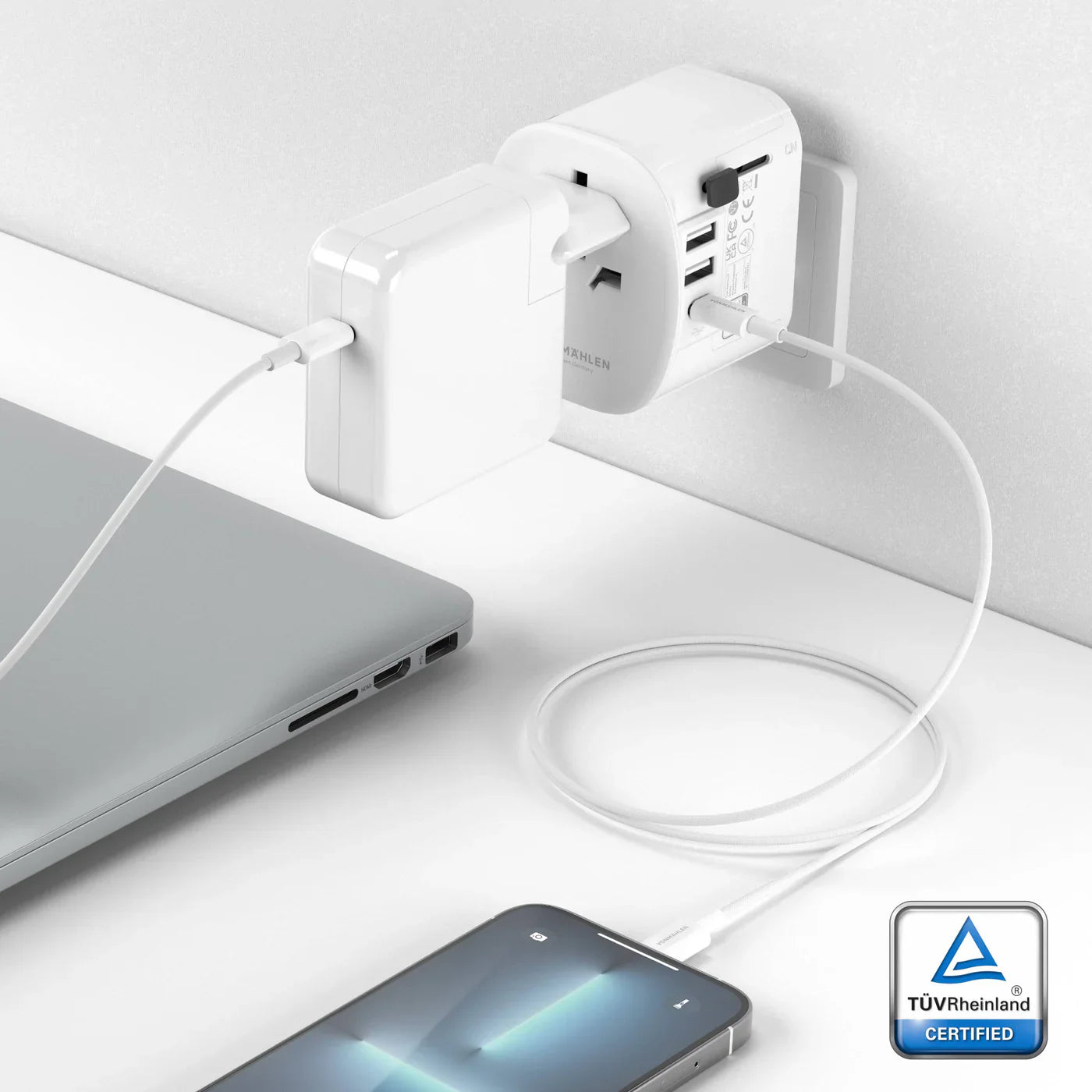 Vonmahlen Unity One Compact Travel Charger 20W White