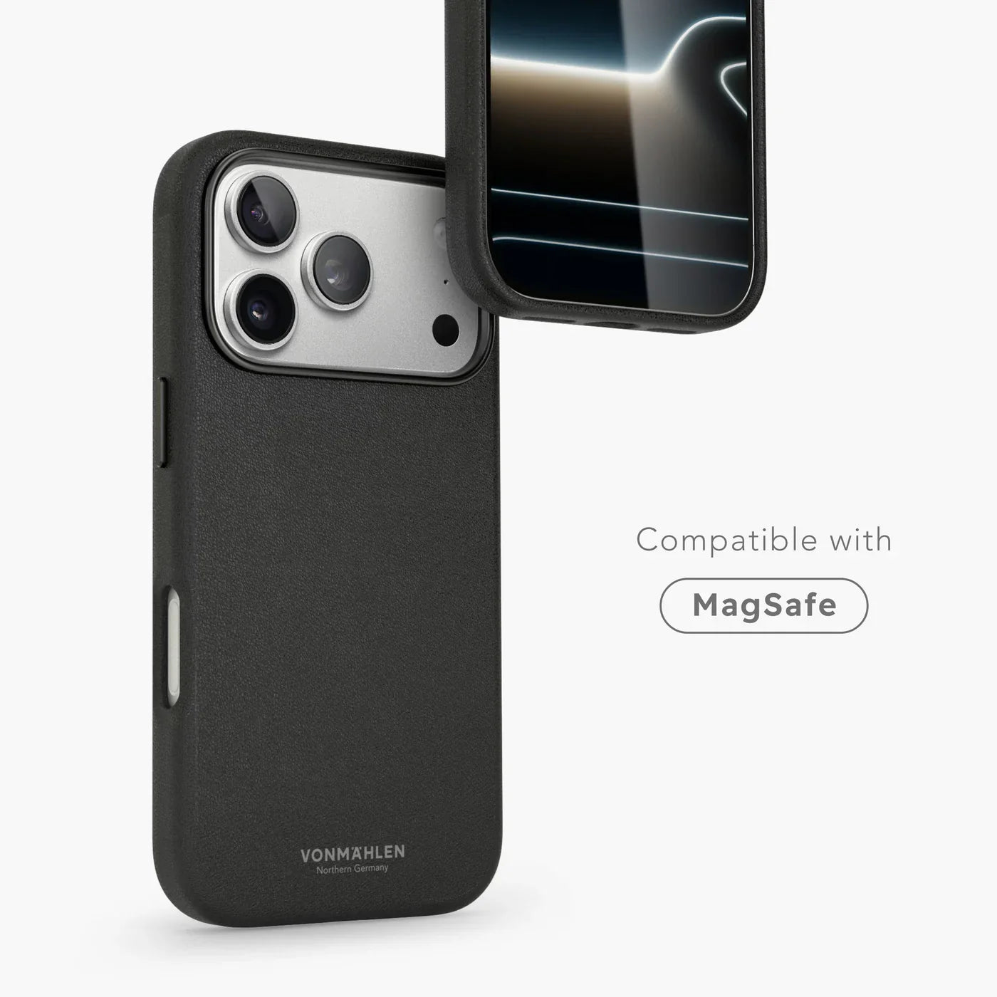 Vonmahlen Like Leather Case Iphone 17 Pro Black