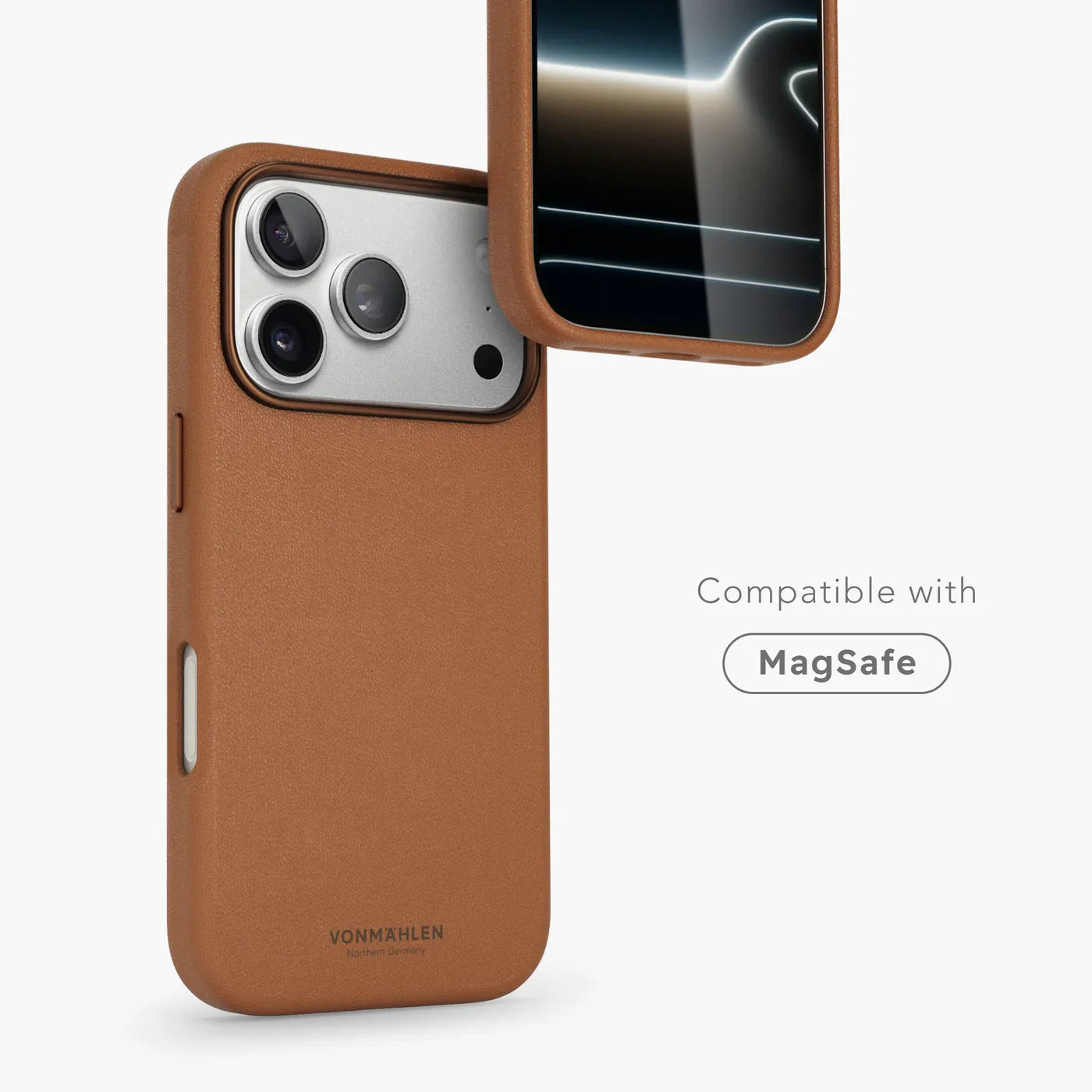 Vonmahlen Like Leather Case Iphone 17 Pro Brown