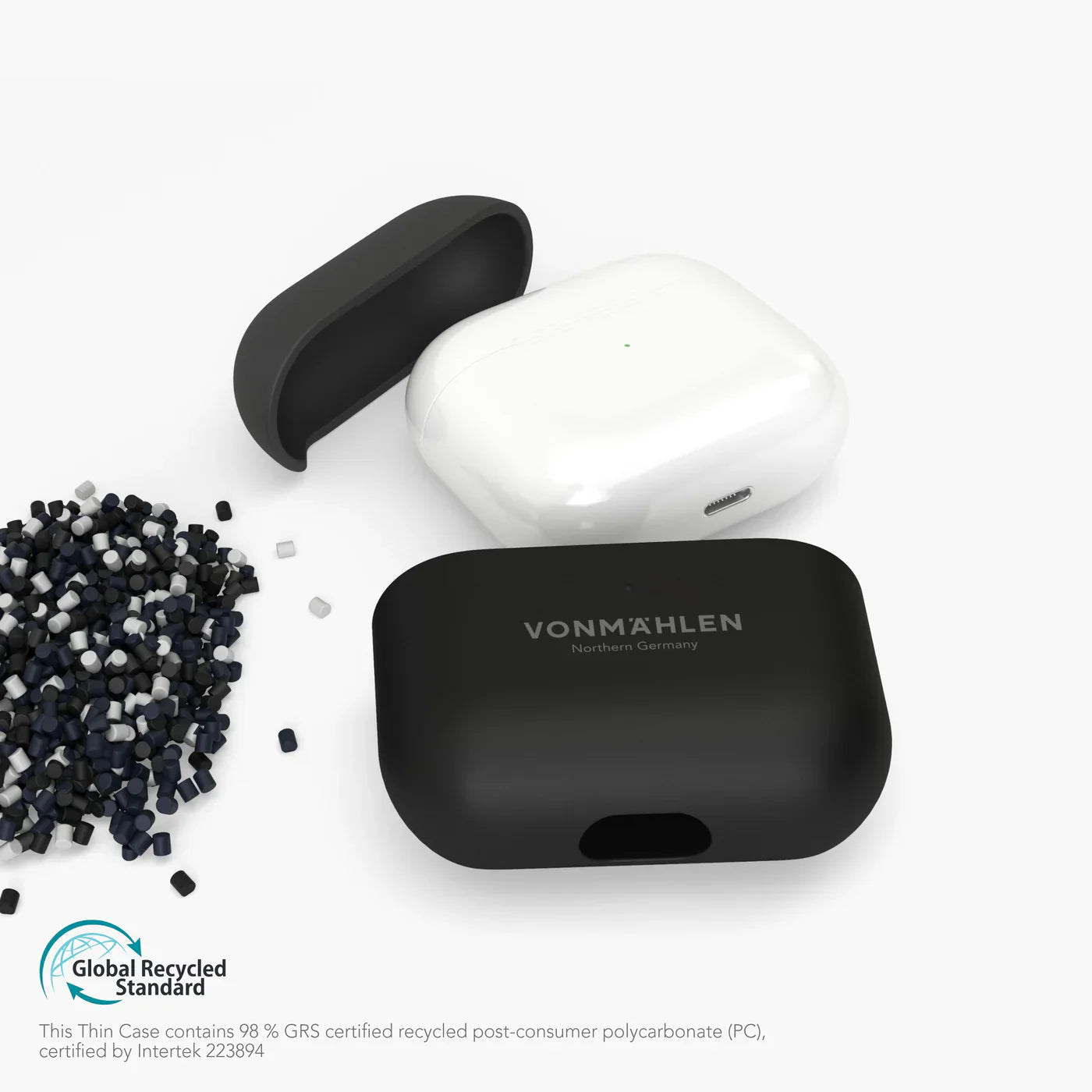 Vonmahlen Thin Case For Airpods Pro 3Rd Gen. Black