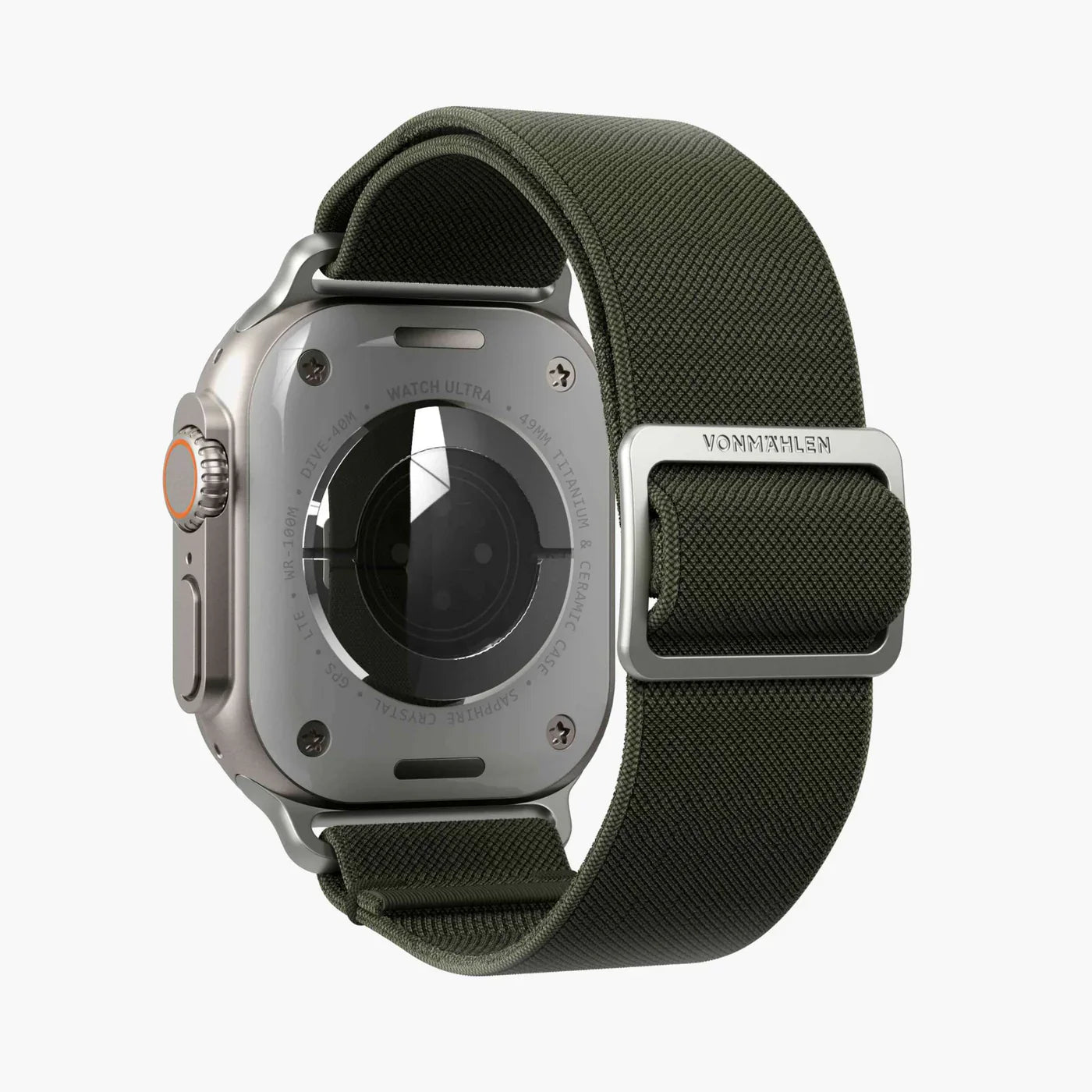 Vonmahlen Classic Nylon Loop One Size Olive (For Apple Watch 42 | 44 | 45 | 49Mm)