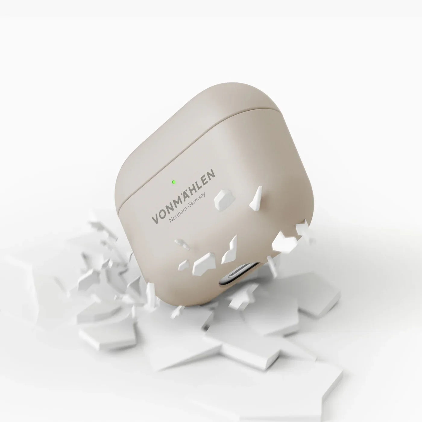 Vonmahlen Thin Case For Airpods Pro 3Rd Gen. Cream