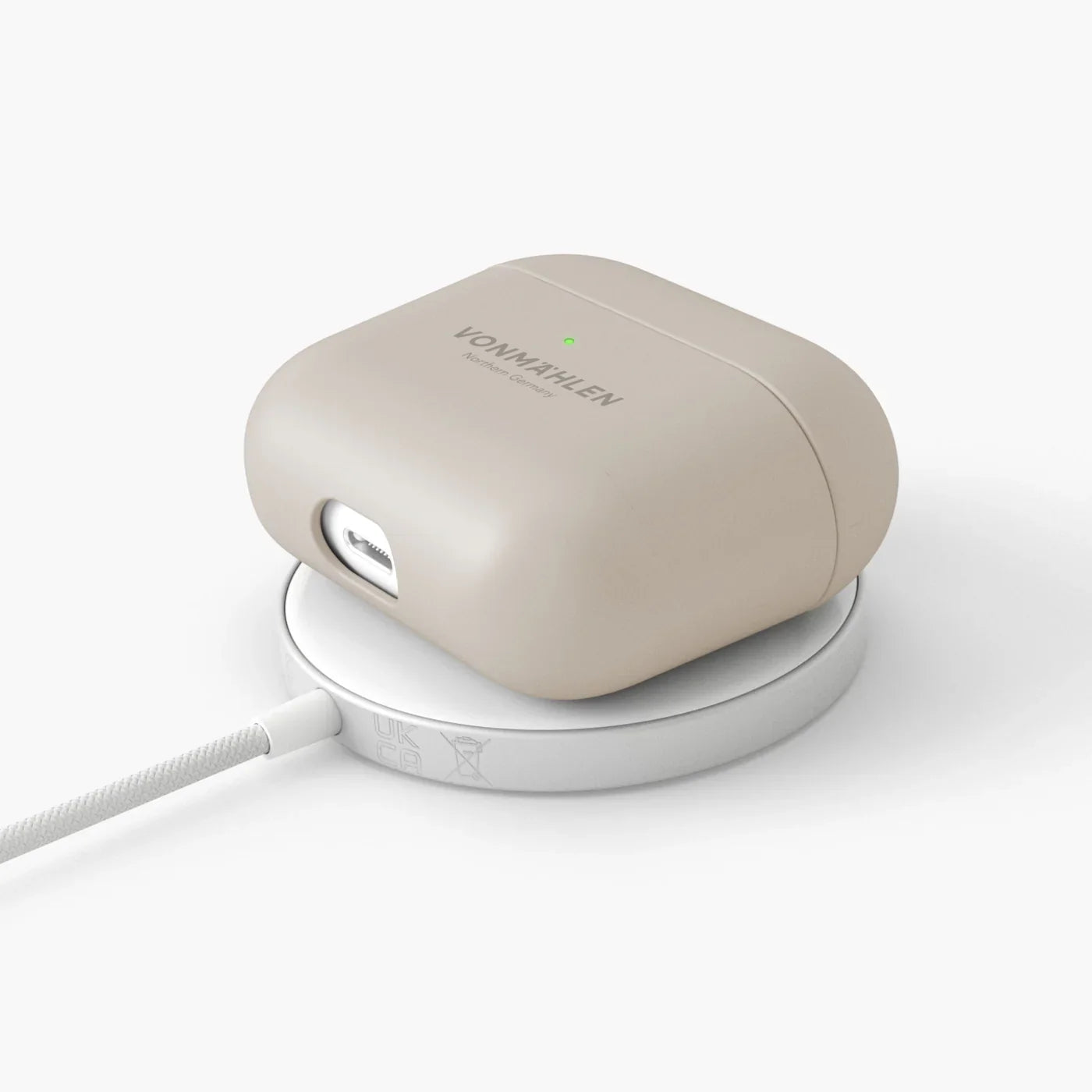 Vonmahlen Thin Case For Airpods Pro 3Rd Gen. Cream