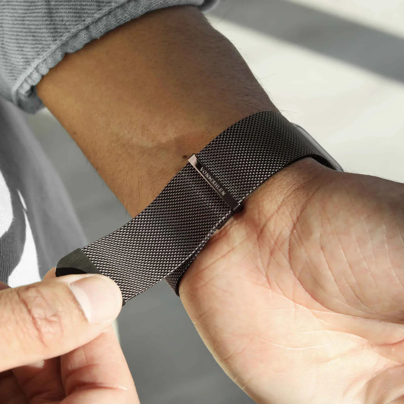 Vonmahlen Milanese Loop 2 One Size Granite Gray (For Apple Watch 44 | 45 | 46 | 49Mm)