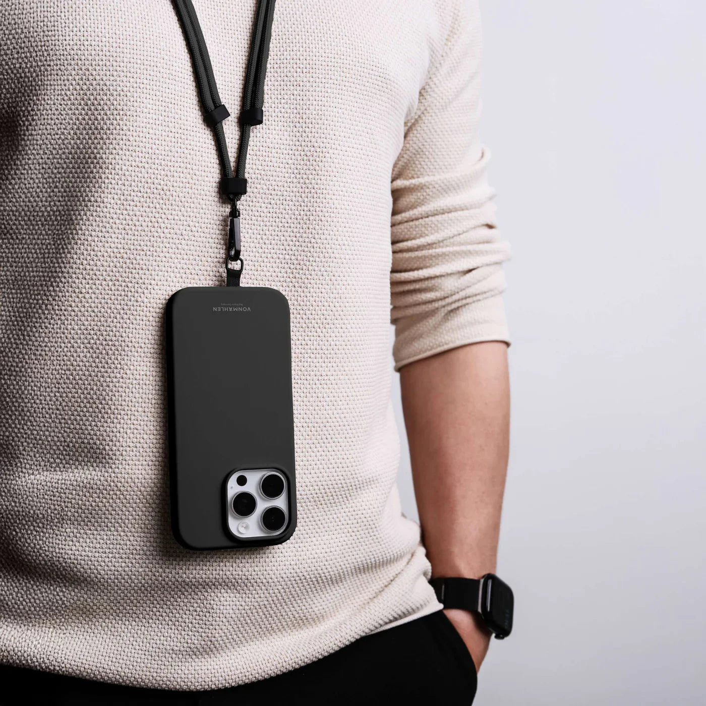 Vonmahlen Infinity Go Black Universal Phone Strap Black