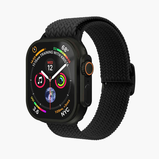 Vonmahlen Woven Loop One Size All Black (For Apple Watch 44 | 45 | 46 | 49Mm)