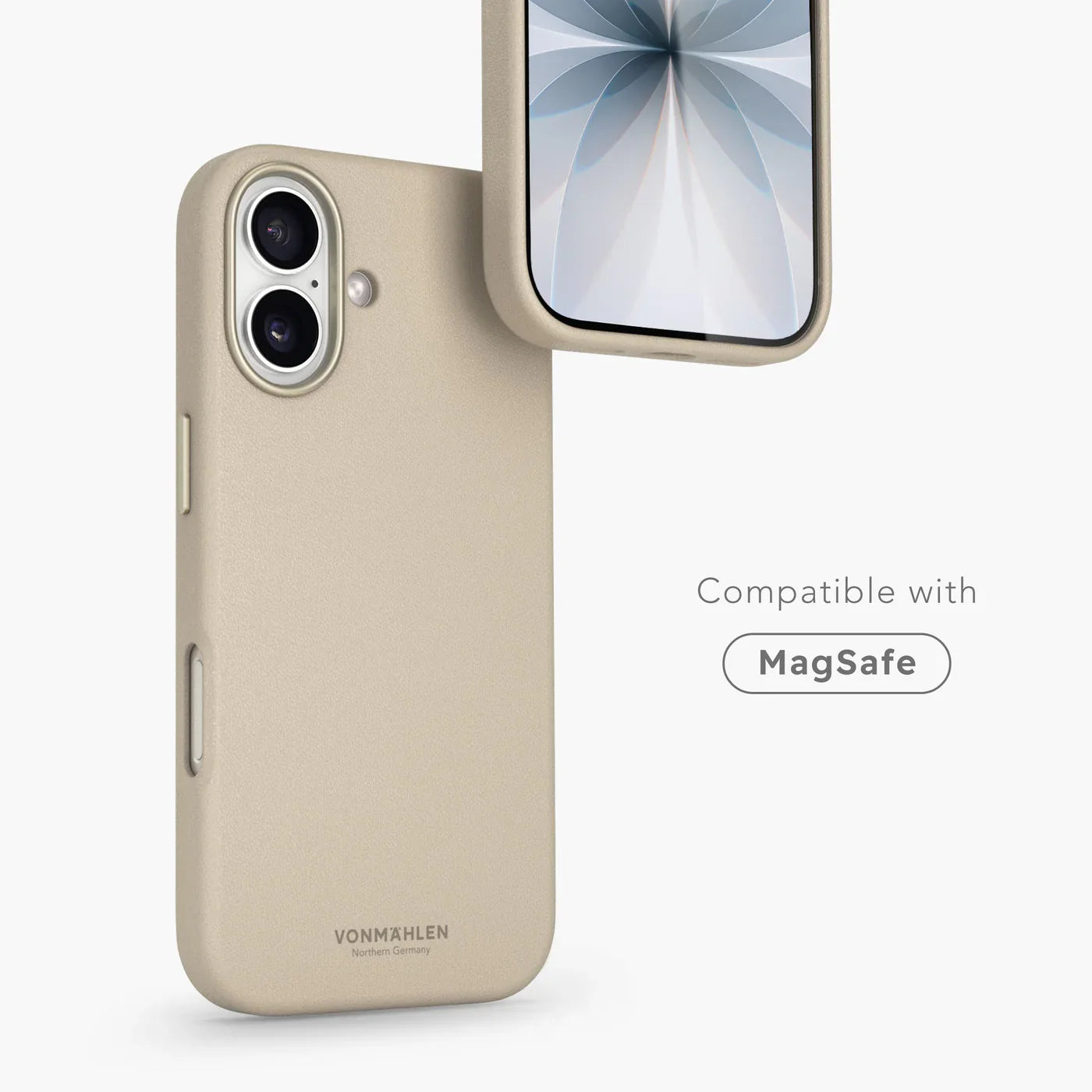 Vonmahlen Like Leather Case Iphone 17 Pro Max Cream