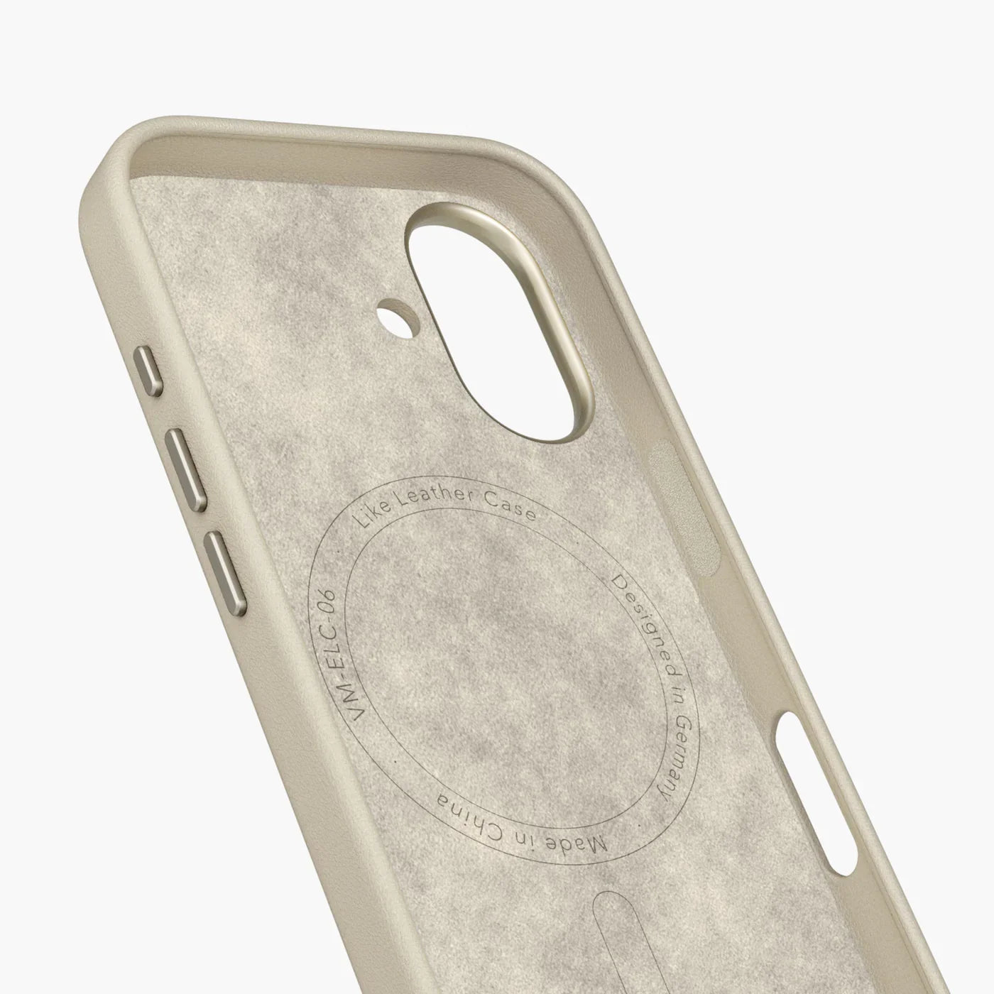 Vonmahlen Like Leather Case Iphone 17 Pro Max Cream