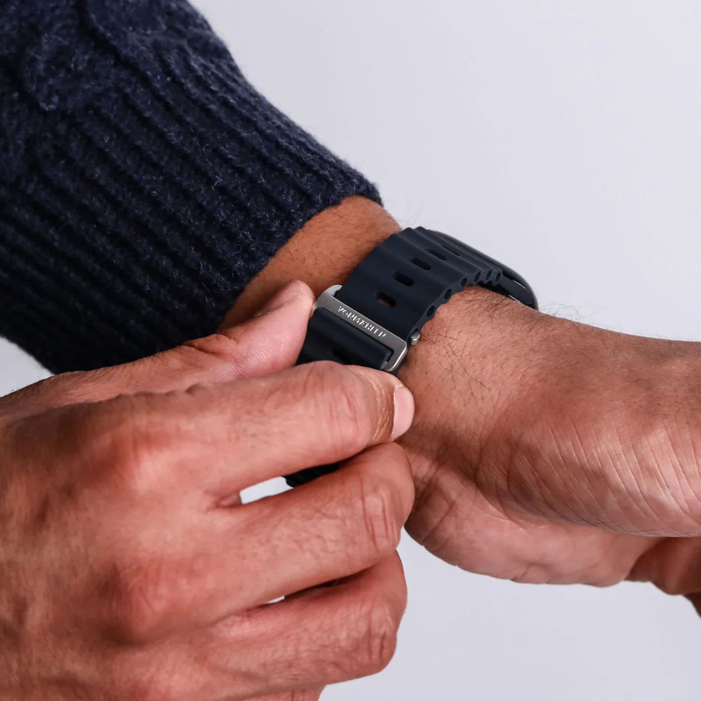 Vonmahlen Wave Band 2 One Size Navy (For Apple Watch 42 | 44 | 45 | 49Mm)