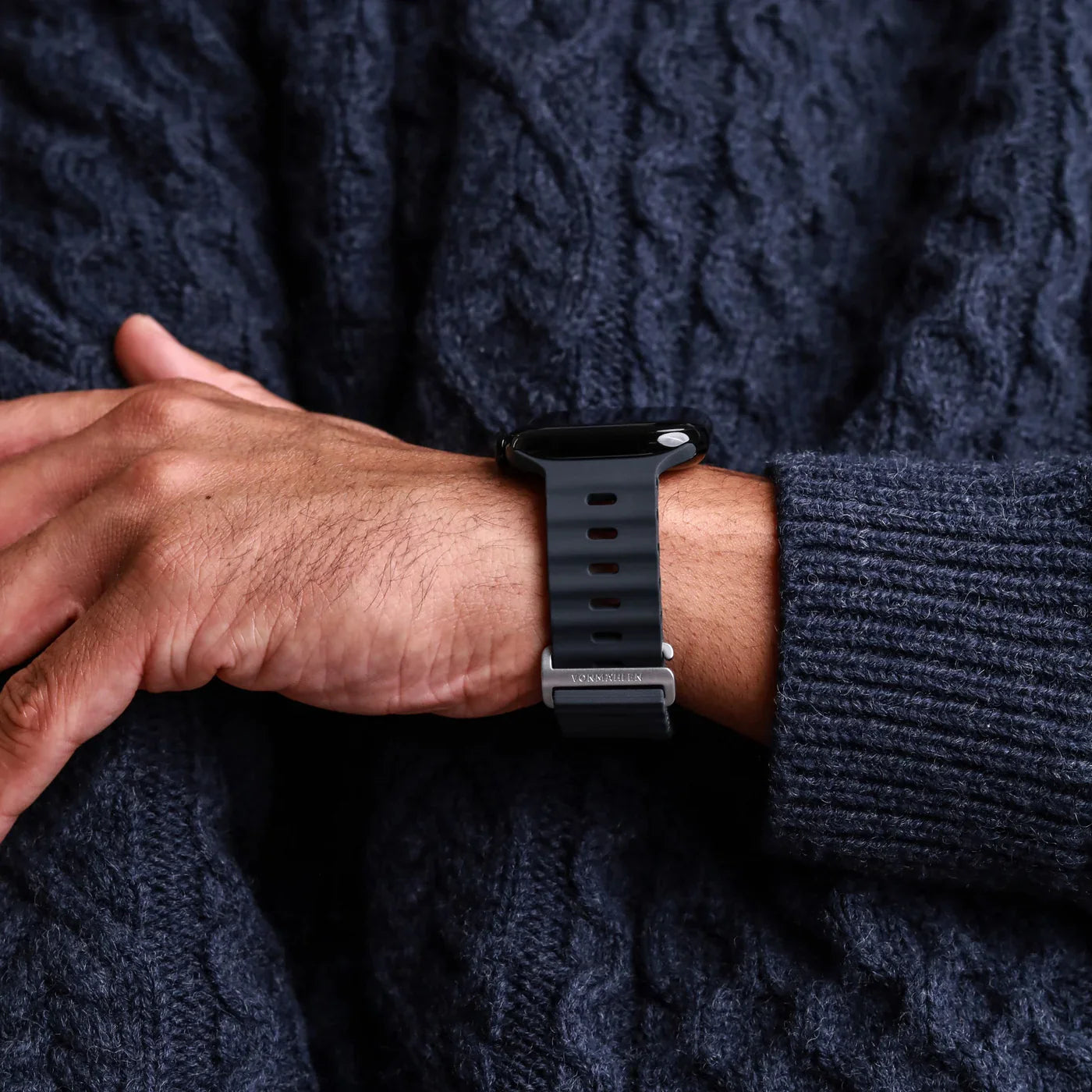 Vonmahlen Wave Band 2 One Size Navy (For Apple Watch 42 | 44 | 45 | 49Mm)