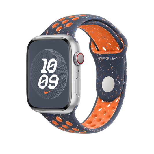 45mm Blue Flame Nike Sport Band - M/L