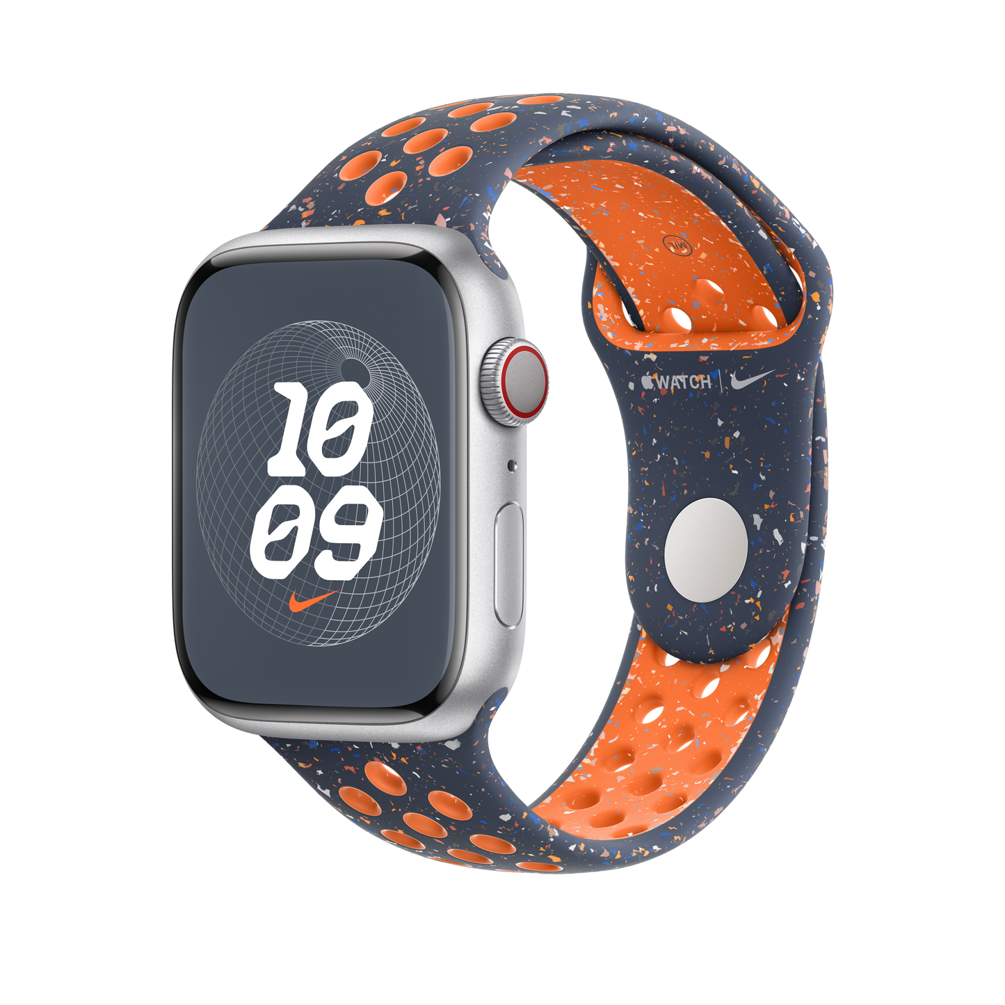 45mm Blue Flame Nike Sport Band - S/M