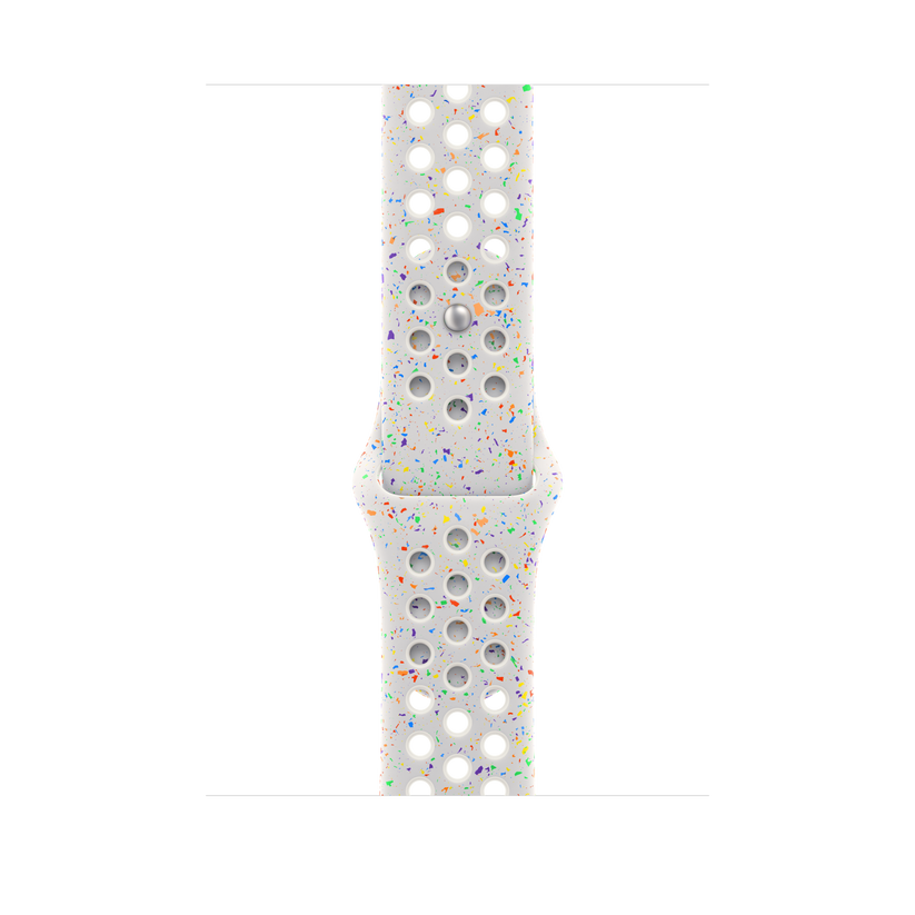 45mm Pure Platinum Nike Sport Band M/L – Aleph ألف1