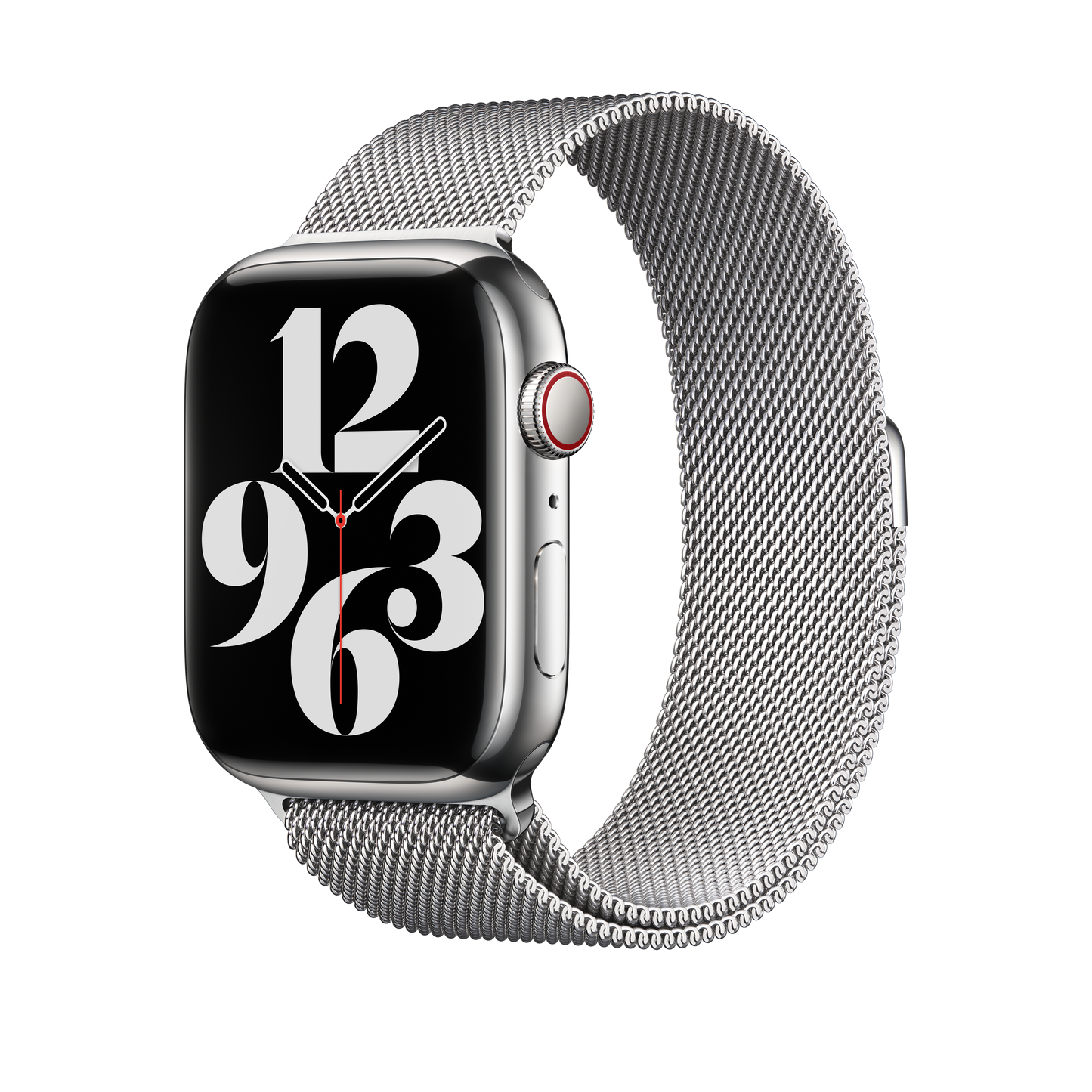 45mm Silver Milanese Loop