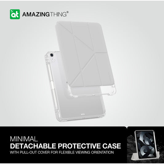 حافظة اميزنج ثينج مينيمال لـ iPad Air 2024 10.9 إنش، رمادي فاتح