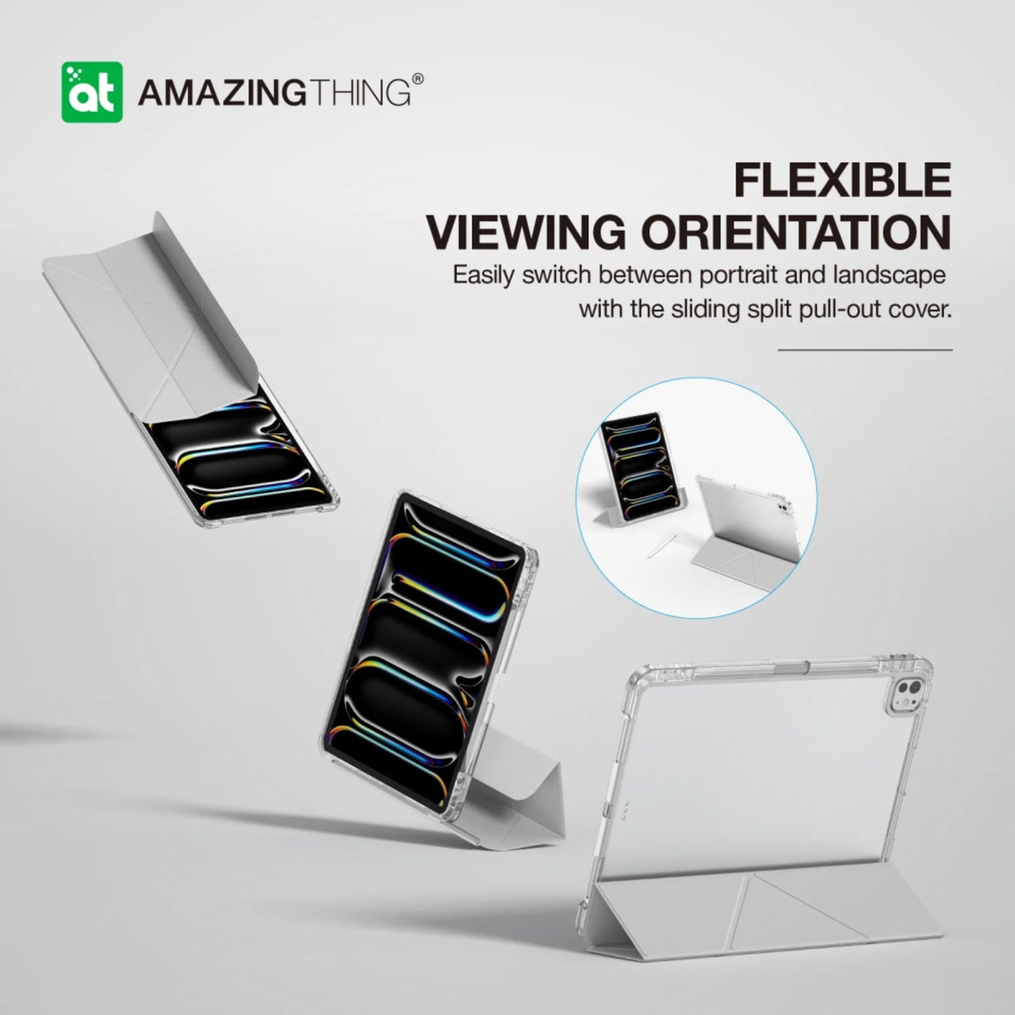 Amazingthing Minimal Case For iPad Pro 11In M4, Black