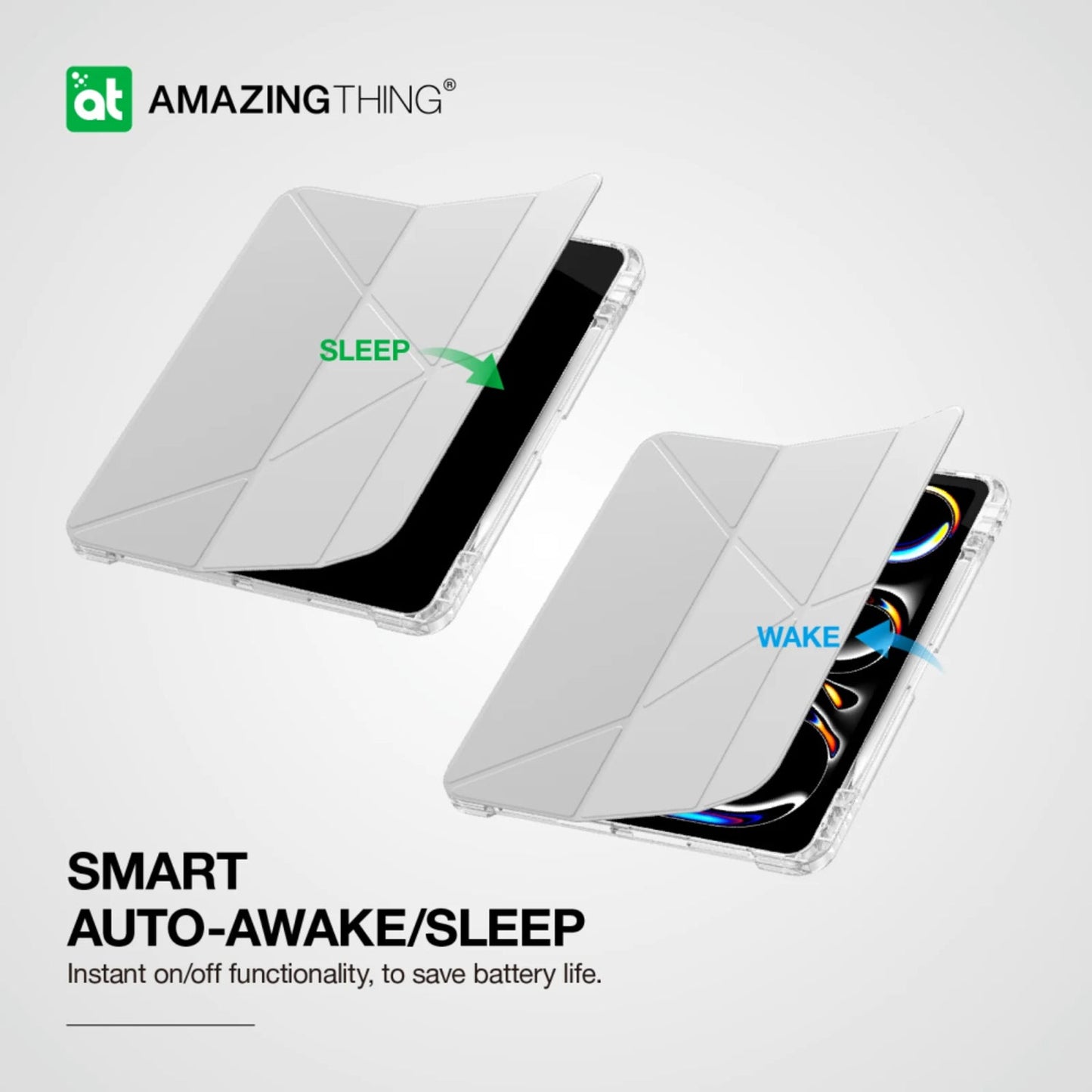 Amazingthing Minimal Case For iPad Pro 11In M4, Black