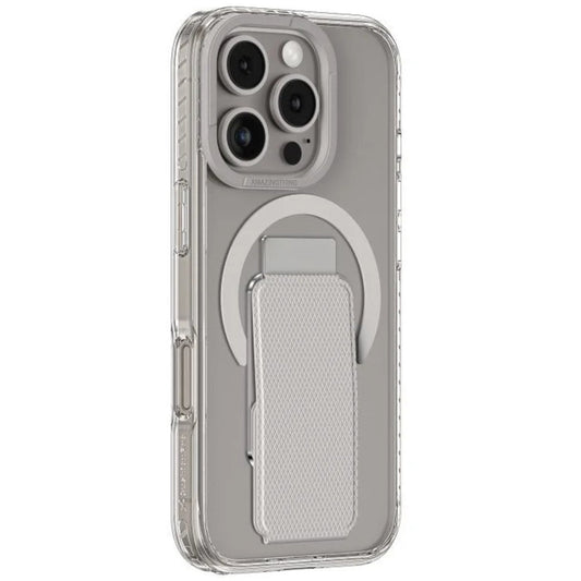 حافظة اميزنج ثينج تايتان برو حاملة المقاومة للسقوط 3 لينزيفون لـ iPhone 16 Pro Max، رمادي تياتن