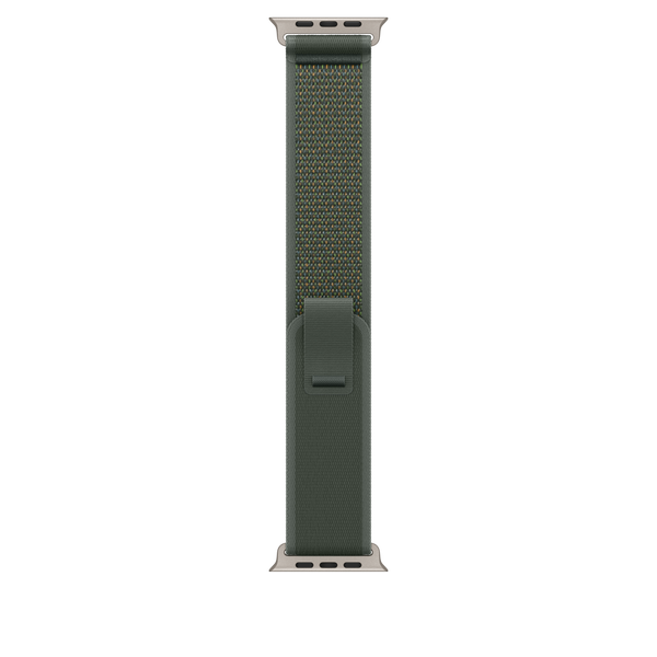 49mm Green Trail Loop - S/M - Natural Titanium Finish – Aleph ألف