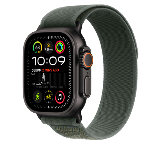 49mm Green Trail Loop - M/L - Black Titanium Finish