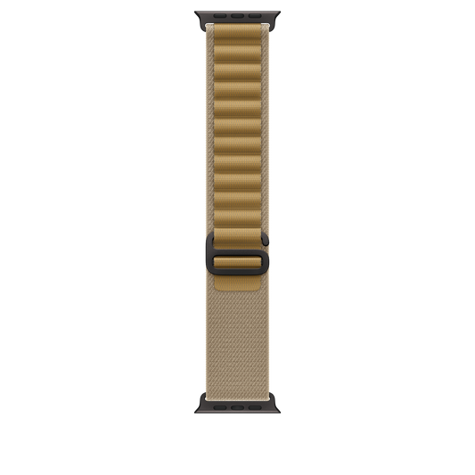 49mm Tan Alpine Loop - Medium - Black Titanium Finish