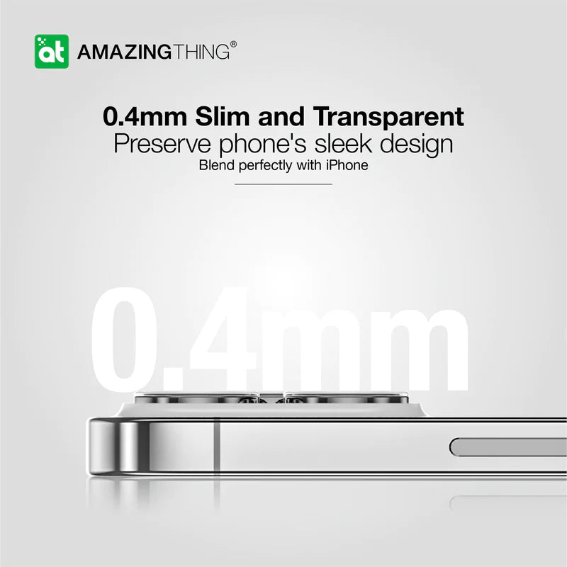 AMAZINGTHINGS IPhone 15 AR Lens Glass Full Clear ( 6.1'' / 6.7'' ) 3  lens AR Lens Glass