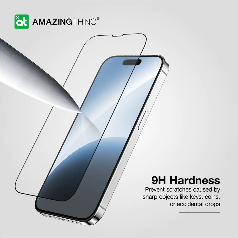 AMAZINGTHING Radix Full Tempered Glass iPhone 15 6.1'' Pro 3D Side - Clear