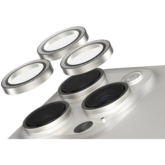 SAFE. by PanzerGlass Camera Lens Protector Glitter Silver iPhone 16 Pro | 16 Pro Max