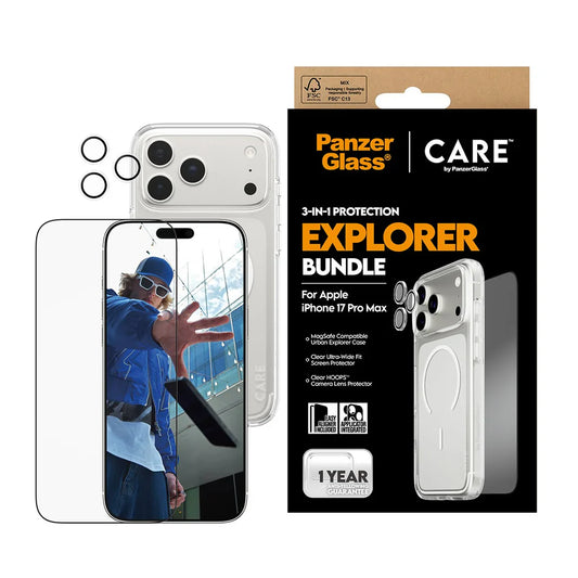 PanzerGlass | CARE by PanzerGlass Flagship 3-in-1 Urban Explorer Bundle iPhone 17 Pro Max