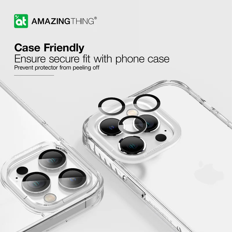 AMAZINGTHINGS IPhone 15 AR Lens Glass Full Clear ( 6.1'' / 6.7'' ) 3  lens AR Lens Glass