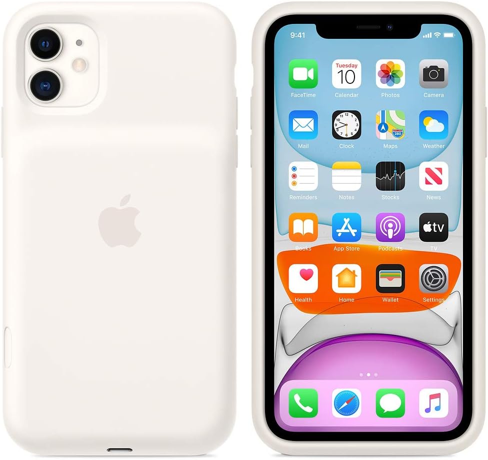 iPhone11 Smart Battery Case with Wireless Charging White