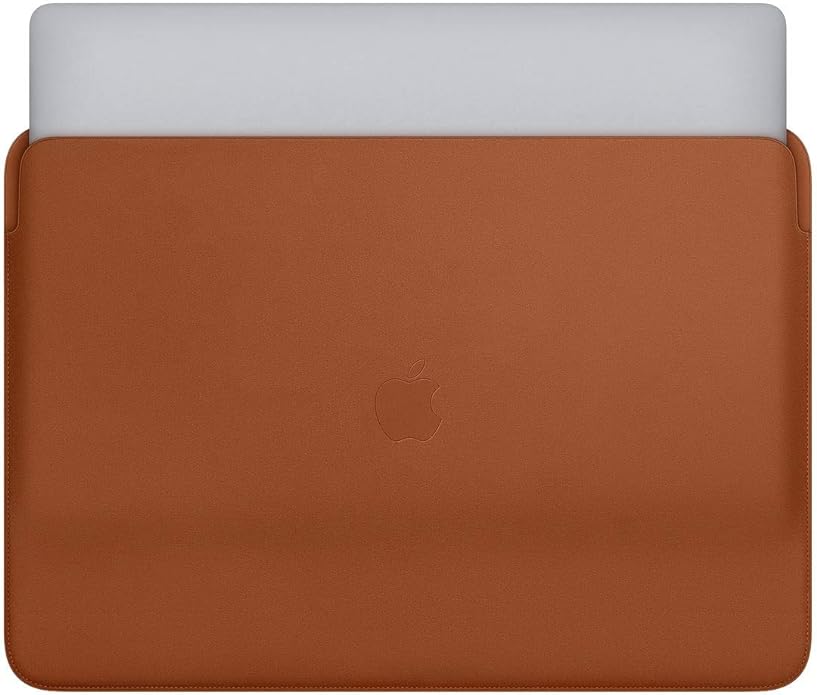 Leather Sleeve for 16-inch MacBook Pro Saddle Brown