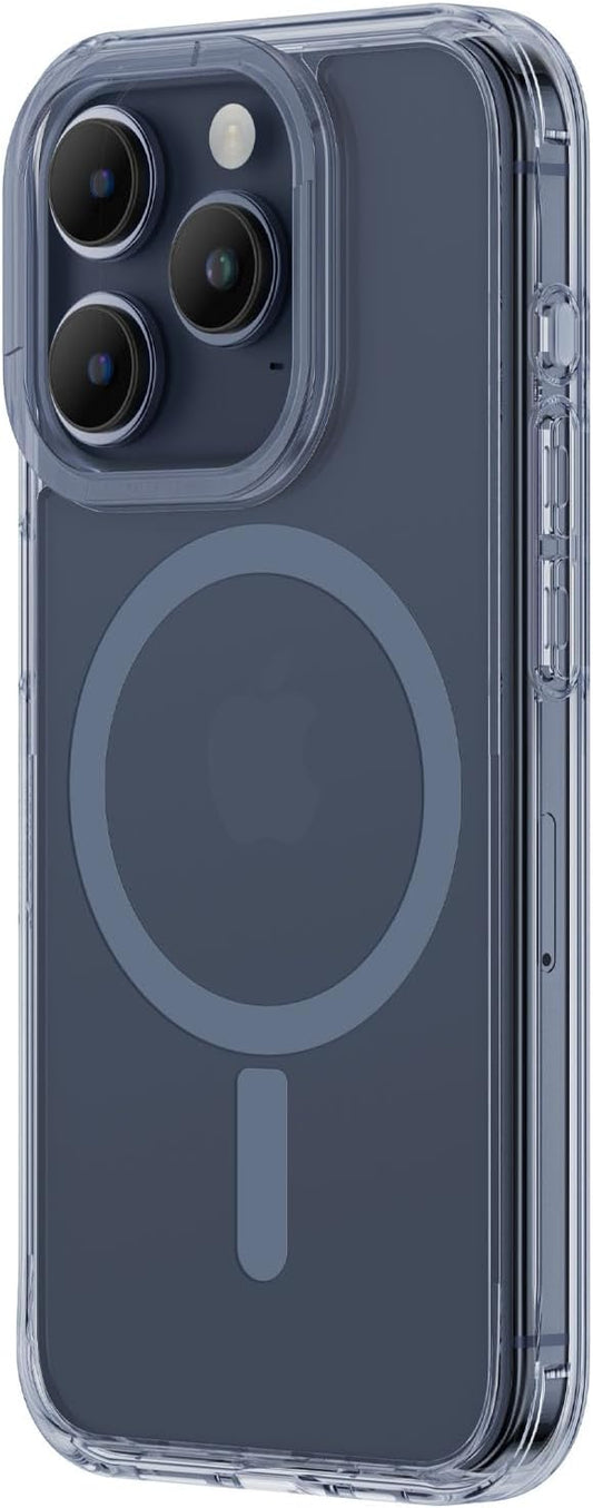 حافظة مضادة للسقوط من أمازينج ثينج مينيمال ماغسيف لجوال آيفون 15 6.1 برو، أزرق داكن