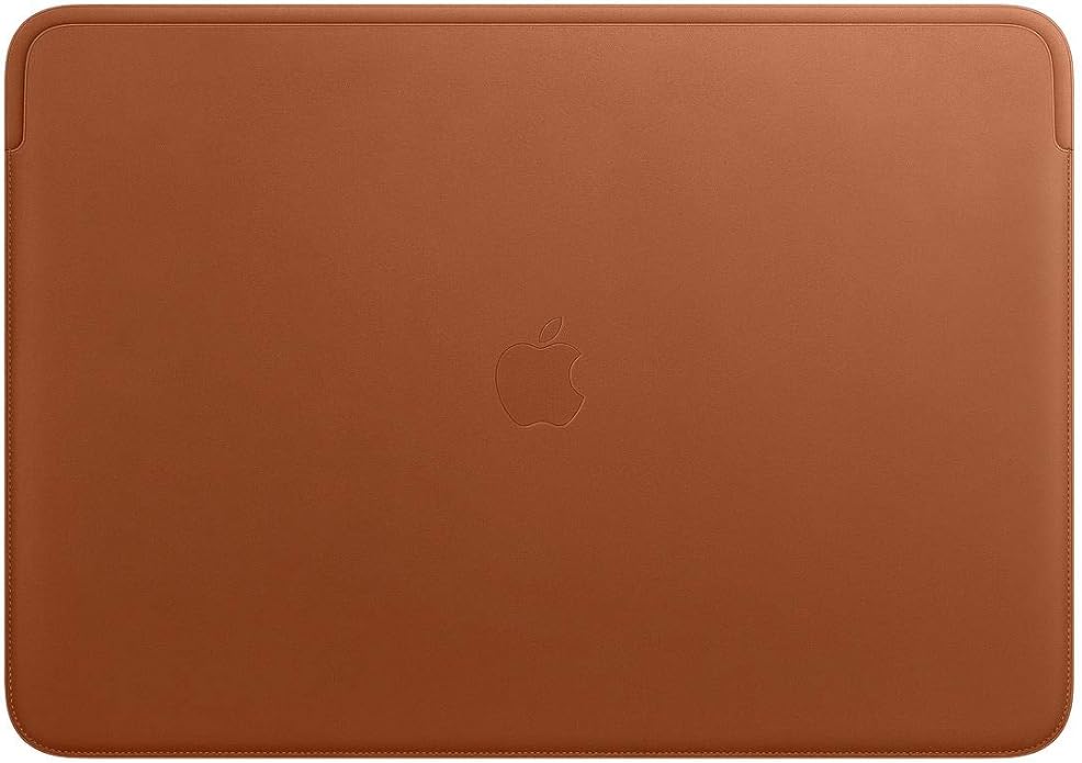 Leather Sleeve for 16-inch MacBook Pro Saddle Brown