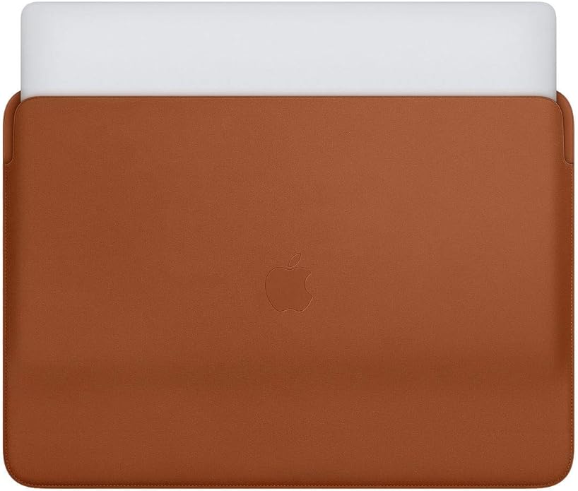 Leather Sleeve for 16-inch MacBook Pro Saddle Brown