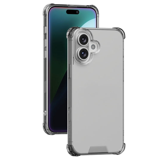 حافظة هاي فن دورو القابلة للسقوط لهاتف آيفون 16 بلس، 6.7 بوصة - حافظة مقاومة للصدمات بمعيار عسكري، شفافة