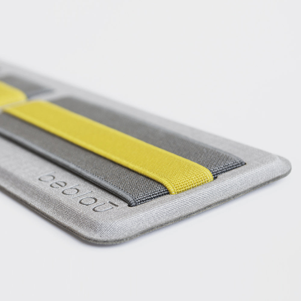 Beblau Shift Portable Laptop Organizer Sticks Anywhere, Ultra-Slim Tech Holder, Yellow