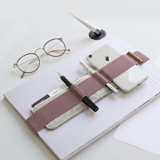 Beblau Slim 3-in-1 Organizer Desktop, Laptop & Travel Tech Storage, Purple