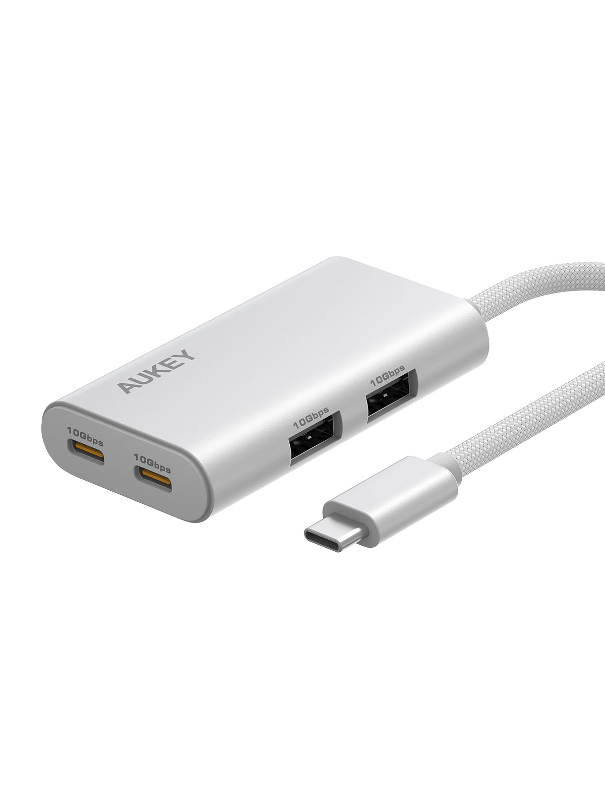 Aukey Office Dok 4 In 1 Usb-C To 4-Port Usb3.0 A Hub Sv