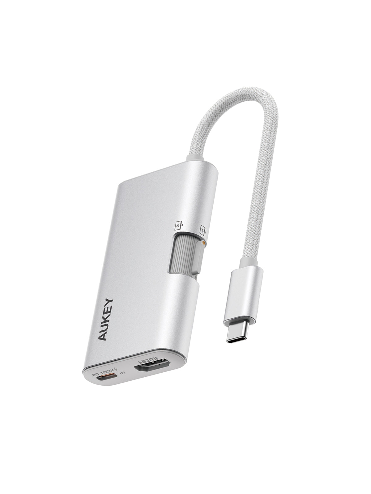 Aukey Travel Dok 3 In 1 Usb-C To 3-Ports Hub Sv